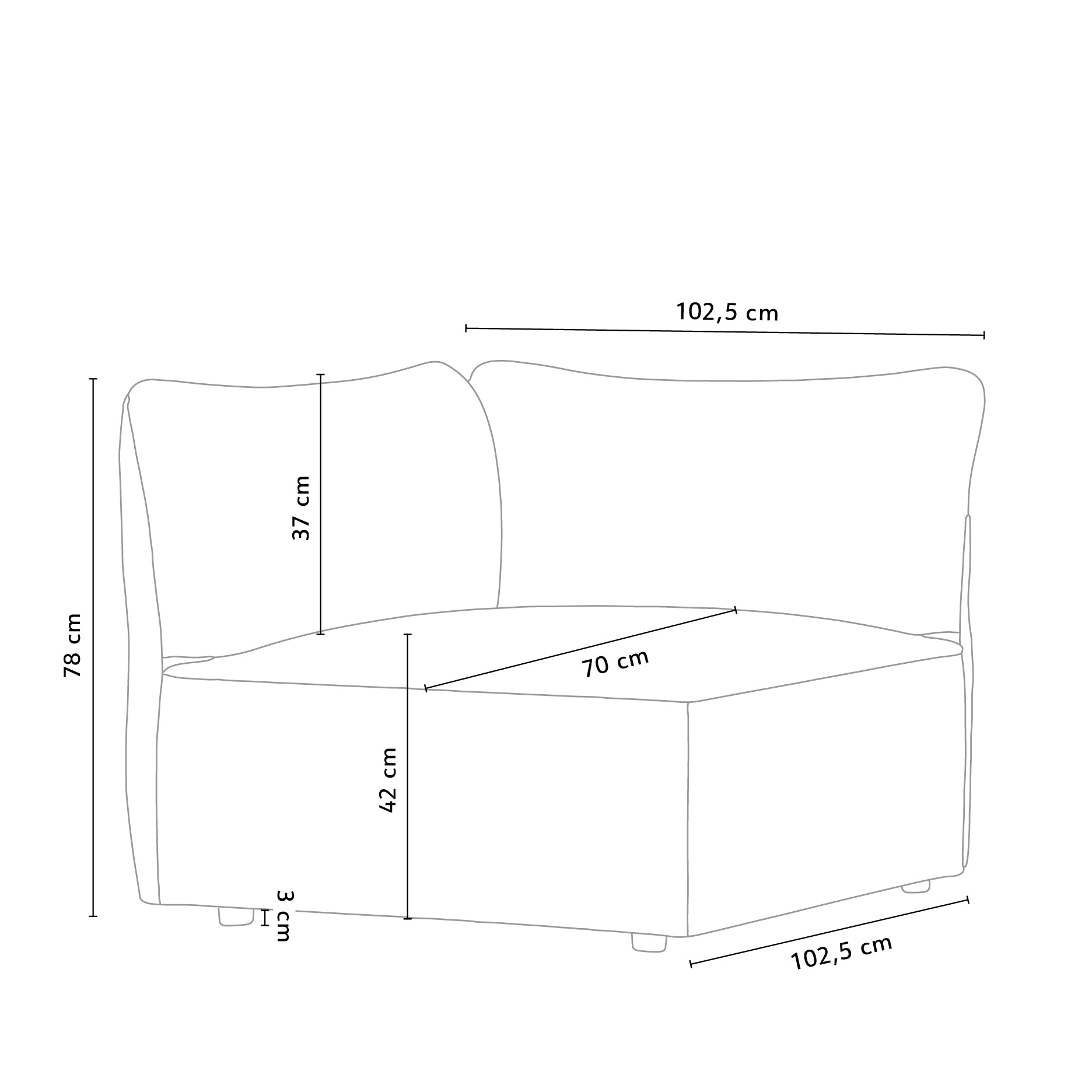 Adelaide II (XL) Eckmodul